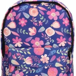 Coupon π Beagles Pink Flowers Rugzak School Tas Gebloemd 6-12 Jaar β