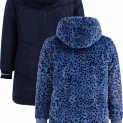 Beste deal ❤️ WE Fashion Meisjes Reversible Parka Met Dessin En Imitatiebont - Maat 158/164 ⌛ -Bergstein Shop 550x832
