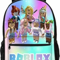 Kopen 🎁 Gift Land® Roblox Rugzak- Kinder Rugtas En Pennen Etui Met Een Bijhorende Lunchtas - Blauw Schooltas - 16 Liter - 3 Ritsvakken 👍 -Bergstein Shop 550x837